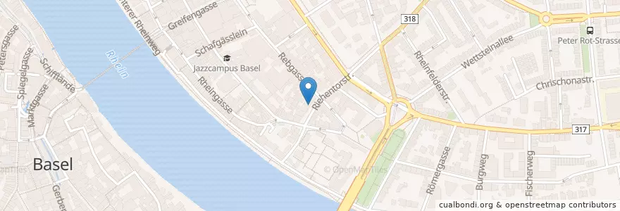 Mapa de ubicacion de Joys en Schweiz/Suisse/Svizzera/Svizra, Basel-Stadt, Basel.