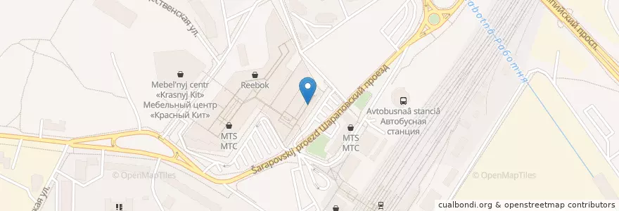 Mapa de ubicacion de 36,6 en روسيا, Центральный Федеральный Округ, محافظة موسكو, Городской Округ Мытищи.