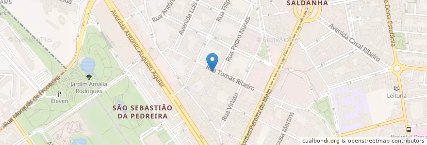 Mapa de ubicacion de Hygge Kaffe en Portugal, Área Metropolitana De Lisboa, Lissabon, Grande Lisboa, Lissabon, Avenidas Novas.