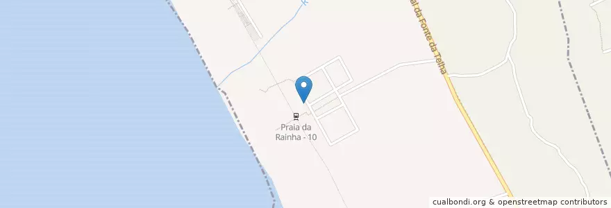 Mapa de ubicacion de ALM-00014 en پرتغال, Área Metropolitana De Lisboa, ستوبال, Península De Setúbal, Almada, Costa Da Caparica.