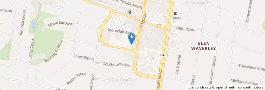 Mapa de ubicacion de ABC Cafe en Austrália, Victoria, City Of Monash.