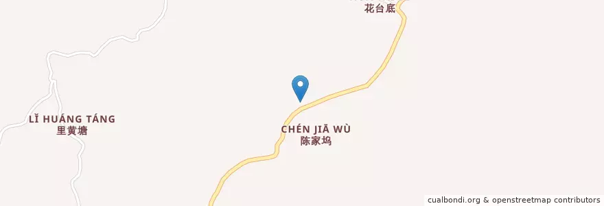 Mapa de ubicacion de 新昌乡 en Cina, Zhejiang, Quzhou, 常山县 (Changshan), 新昌乡.