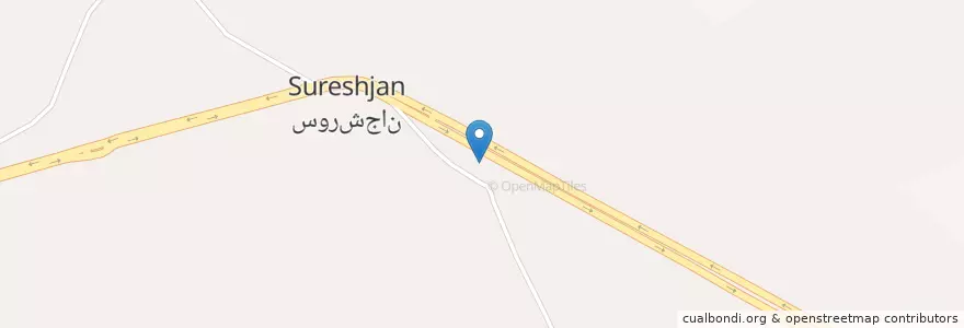 Mapa de ubicacion de سورشجان en Iran, استان چهارمحال و بختیاری, شهرستان شهرکرد, بخش لاران, لار, سورشجان.