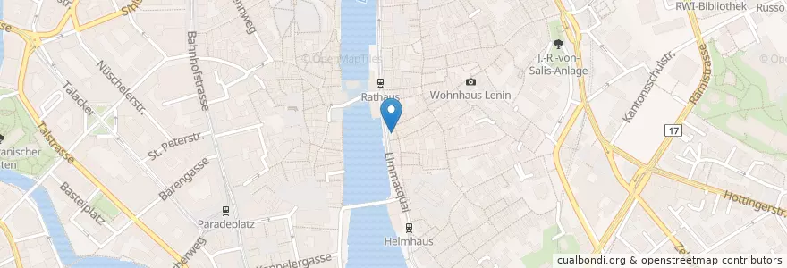 Mapa de ubicacion de Fruitmix.ch en Switzerland, Zurich, District Zurich, Zurich.
