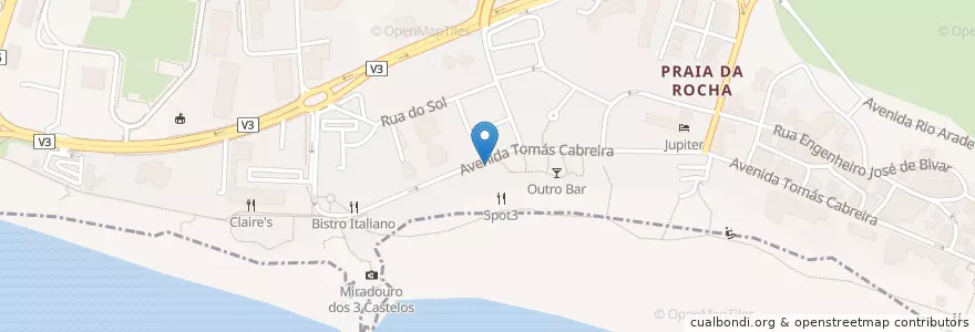 Mapa de ubicacion de The Irish Rover en Portugal, Algarve, Algarve, Faro, Portimão, Portimão.