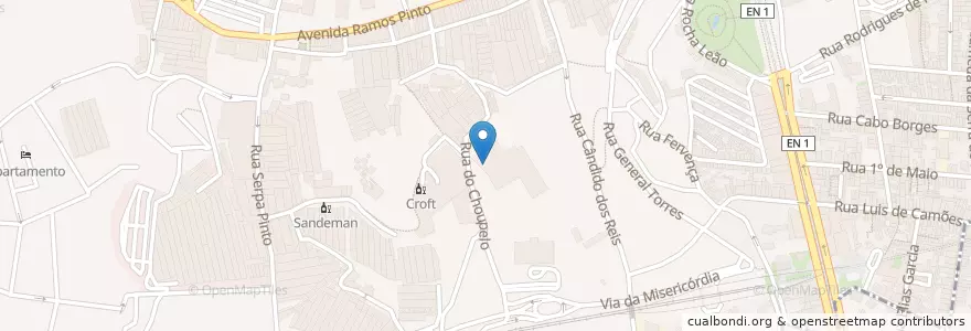 Mapa de ubicacion de Angel´s Share en Portugal, Norte, Área Metropolitana Do Porto, Porto, Vila Nova De Gaia, Santa Marinha E São Pedro Da Afurada.
