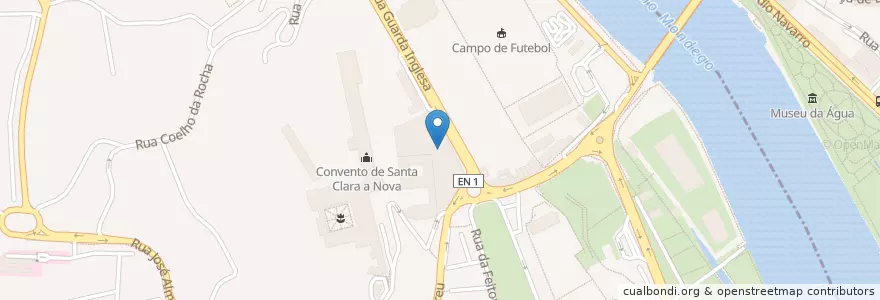 Mapa de ubicacion de Café Concerto en Portugal, Centre, Baixo Mondego, Coïmbre, Coïmbre, Santa Clara E Castelo Viegas.