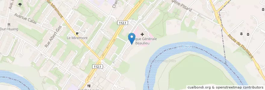 Mapa de ubicacion de Dr Ahmad Haydar en Schweiz/Suisse/Svizzera/Svizra, Genève, Genève, Genève.