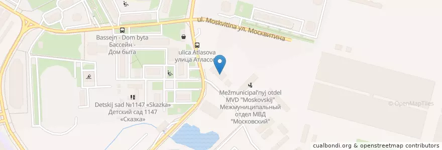Mapa de ubicacion de Золотой Фазан en Russia, Central Federal District, Moscow, Novomoskovsky Administrative Okrug, Moskovsky Settlement.