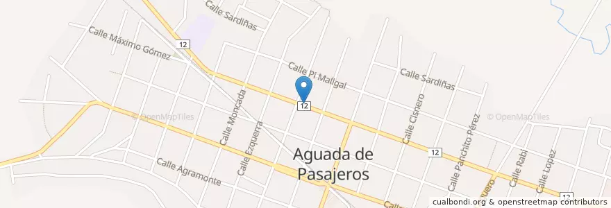 Mapa de ubicacion de Joven Club de Computación y Electrónica No. 1. Aguada de Pasajeros. en Küba, Cienfuegos, Aguada De Pasajeros.