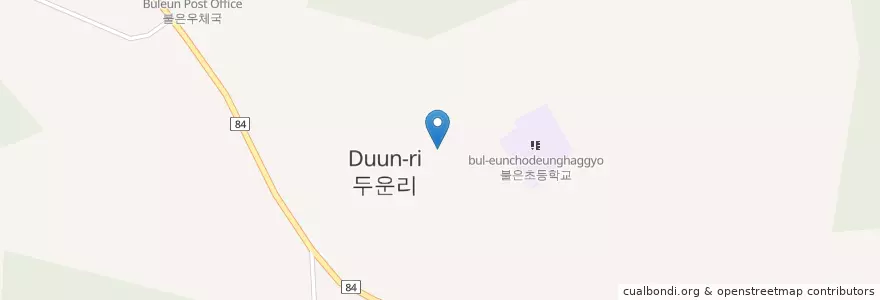 Mapa de ubicacion de 불은면 en 대한민국, 인천, 강화군, 불은면.