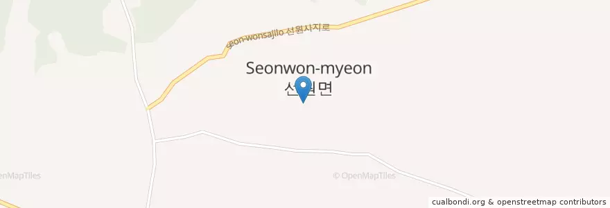Mapa de ubicacion de 선원면 en 대한민국, 인천, 강화군, 선원면.
