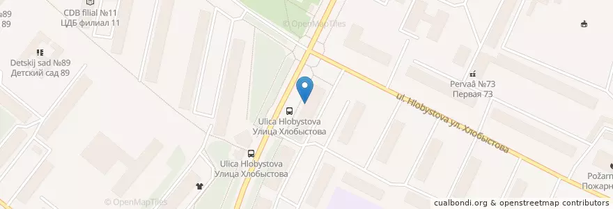 Mapa de ubicacion de Почтовое отделение №183034 en Russie, District Fédéral Du Nord-Ouest, Oblast De Mourmansk, Городской Округ Мурманск.