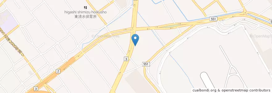 Mapa de ubicacion de 北の恵み・ラーメン en Japón, Prefectura De Fukuoka, 福岡市, 博多区.
