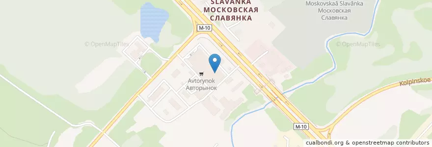 Mapa de ubicacion de Сбербанк en Russia, Северо-Западный Федеральный Округ, Oblast' Di Leningrado, San Pietroburgo, Пушкинский Район, Шушары.