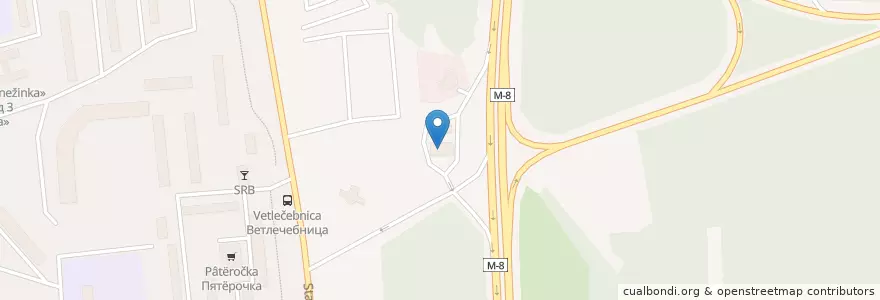 Mapa de ubicacion de Роснефть en 俄罗斯/俄羅斯, Центральный Федеральный Округ, 莫斯科州, Пушкинский Городской Округ.