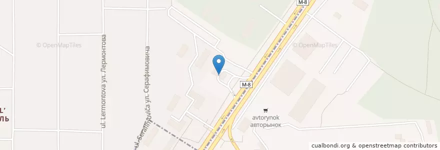 Mapa de ubicacion de Роснефть en 러시아, Центральный Федеральный Округ, Московская Область, Городской Округ Мытищи.