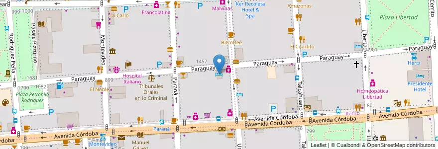 Mapa de ubicacion de 8 de Octubre, Recoleta en Argentinien, Ciudad Autónoma De Buenos Aires, Comuna 2, Comuna 1, Buenos Aires.