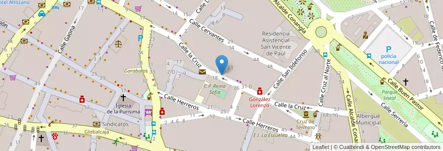 Mapa de ubicacion de 8003 en Sepanyol, Castilla-La Mancha, Albacete, Albacete.