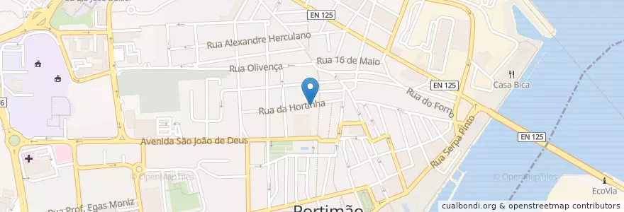 Mapa de ubicacion de Empresa Panificadora Portimonense en Portugal, Algarve, Algarve, Faro, Portimão, Portimão.