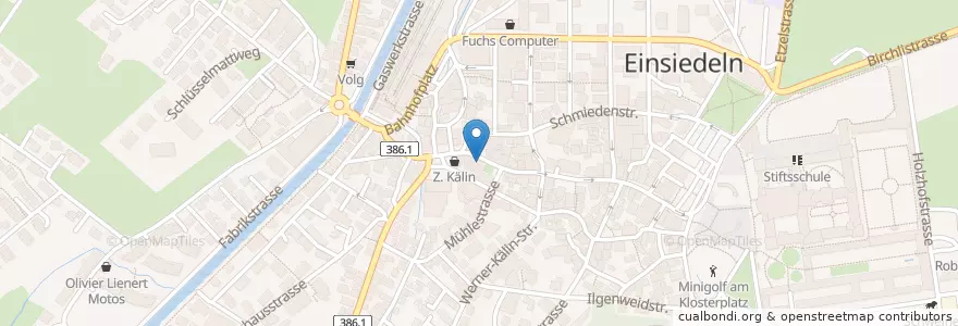 Mapa de ubicacion de Restaurant Sihlsee en Schweiz/Suisse/Svizzera/Svizra, Schwyz, Einsiedeln, Einsiedeln.