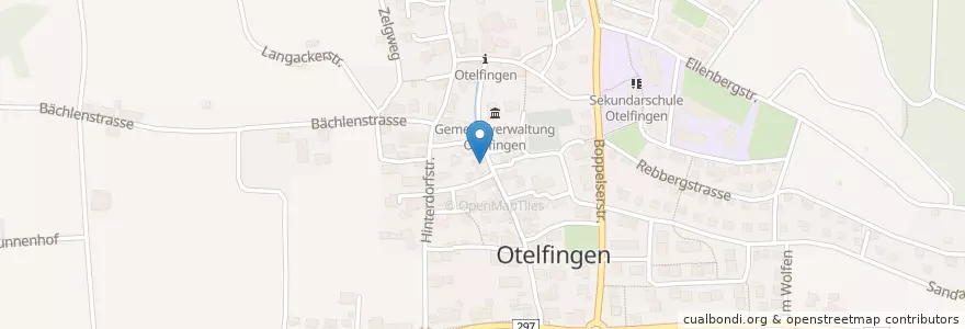 Mapa de ubicacion de Frohsinn en 瑞士, 蘇黎世, Bezirk Dielsdorf, Otelfingen.