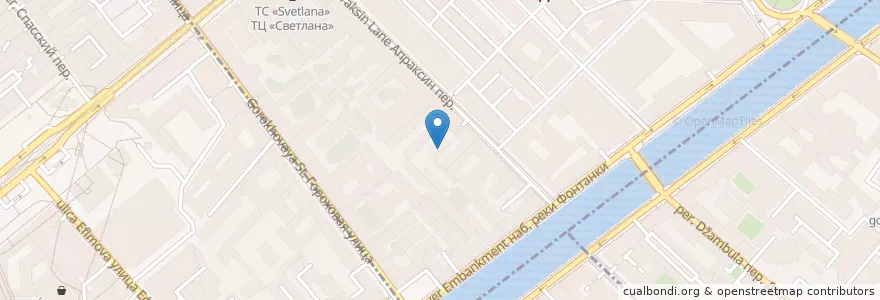 Mapa de ubicacion de Участковый пункт полиции en Russland, Föderationskreis Nordwest, Oblast Leningrad, Sankt Petersburg, Округ № 78.