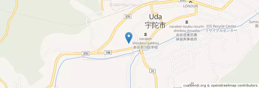 Mapa de ubicacion de マクドナルド en 日本, 奈良県, 宇陀市.