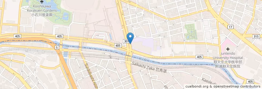 Mapa de ubicacion de 東京都立工芸高校 en Jepun, 東京都, 千代田区.