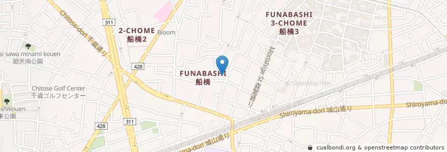 Mapa de ubicacion de 中江クリニック en Japan, Tokyo, Setagaya.