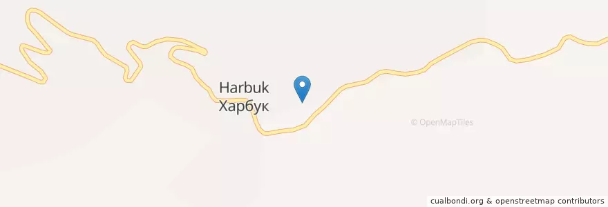 Mapa de ubicacion de сельское поселение Село Харбук en Russia, North Caucasus Federal District, Republic Of Dagestan, Dakhadayevsky District, Сельское Поселение Село Харбук.