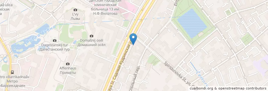 Mapa de ubicacion de Айва en Россия, Центральный Федеральный Округ, Москва, Центральный Административный Округ, Пресненский Район.