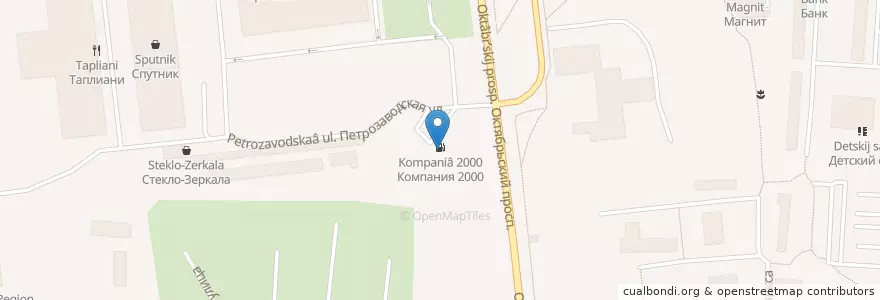 Mapa de ubicacion de Компания 2000 en Russland, Föderationskreis Nordwest, Republik Komi, Городской Округ Сыктывкар.