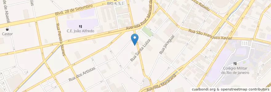 Mapa de ubicacion de Calabouço Heavy & Rock Bar en Brésil, Région Sud-Est, Rio De Janeiro, Região Geográfica Imediata Do Rio De Janeiro, Região Metropolitana Do Rio De Janeiro, Região Geográfica Intermediária Do Rio De Janeiro, Rio De Janeiro.