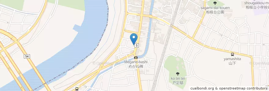Mapa de ubicacion de そば処名古屋 en 日本, 千葉県, 松戸市.
