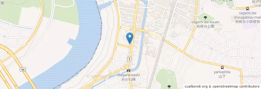 Mapa de ubicacion de 居酒屋 小柳 en Japon, Préfecture De Chiba, 松戸市.