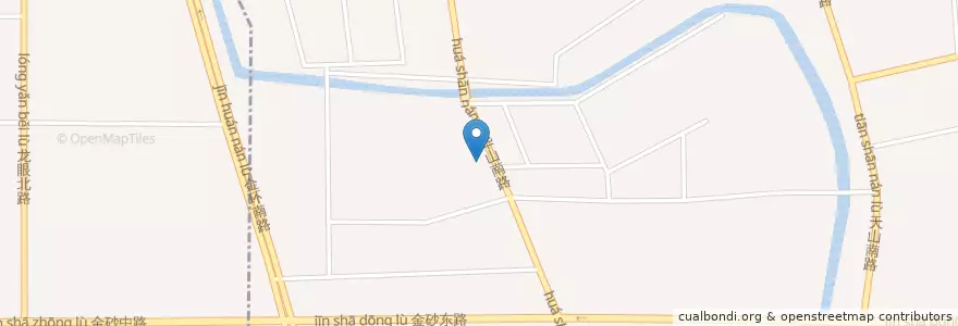 Mapa de ubicacion de 金霞街道 en چین, گوانگ‌دونگ, شانتو, 龙湖区, 金霞街道.