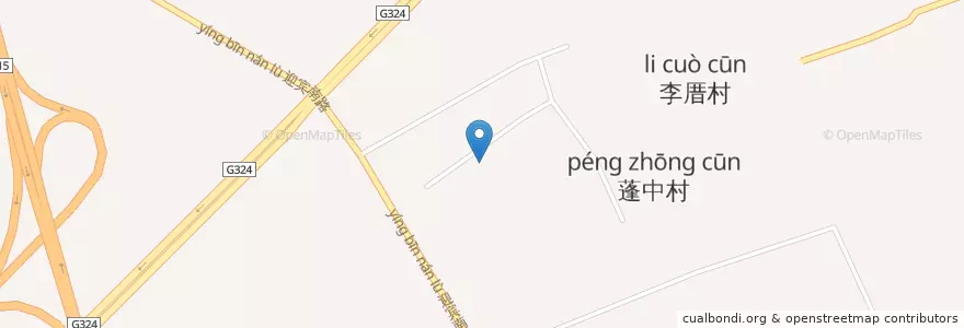 Mapa de ubicacion de 外砂镇 en Chine, Guangdong, Shantou, 龙湖区, 外砂镇.