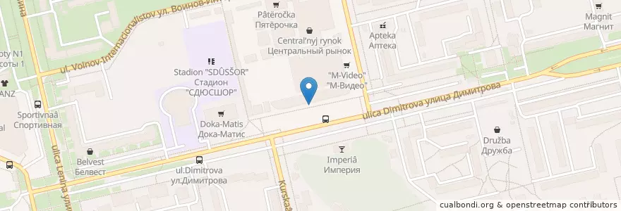 Mapa de ubicacion de Часовня en Russia, Distretto Federale Centrale, Курская Область, Городской Округ Железногорск.