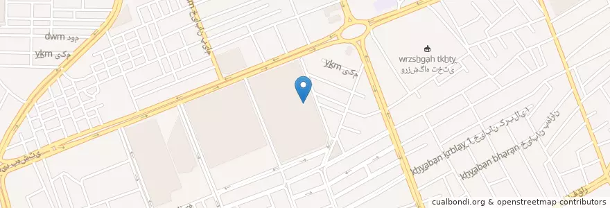 Mapa de ubicacion de ایلام en Irão, استان ایلام, شهرستان ایلام, بخش مرکزی, ده پائین, ایلام.