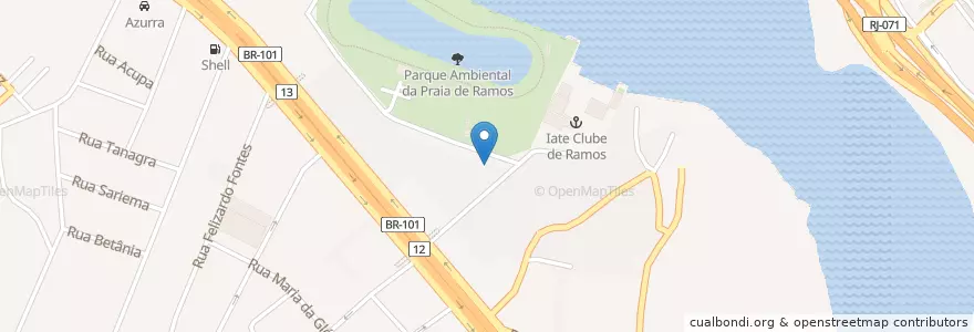 Mapa de ubicacion de Escola Municipal Armando de Salles Oliveira en Brasilien, Südosten, Rio De Janeiro, Região Geográfica Intermediária Do Rio De Janeiro.