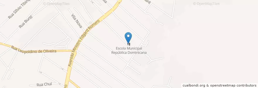 Mapa de ubicacion de Escola Municipal República Dominicana en ブラジル, 南東部地域, リオ デ ジャネイロ, Região Metropolitana Do Rio De Janeiro, Região Geográfica Imediata Do Rio De Janeiro, Região Geográfica Intermediária Do Rio De Janeiro, リオデジャネイロ.