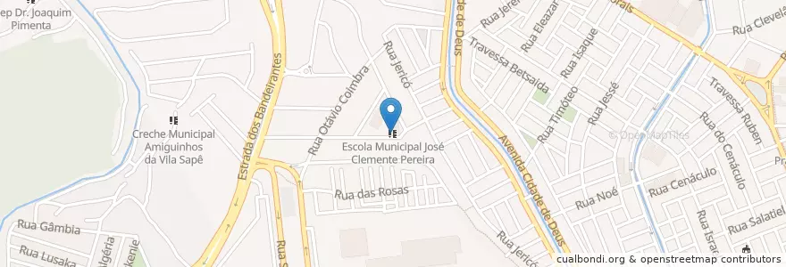Mapa de ubicacion de Escola Municipal José Clemente Pereira en 브라질, 남동지방, 리우데자네이루, Região Metropolitana Do Rio De Janeiro, Região Geográfica Imediata Do Rio De Janeiro, Região Geográfica Intermediária Do Rio De Janeiro, 리우데자네이루.