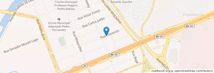 Mapa de ubicacion de Escola Municipal Jardim de Infância Ana de Barros Câmara en 브라질, 남동지방, 리우데자네이루, Região Geográfica Imediata Do Rio De Janeiro, Região Metropolitana Do Rio De Janeiro, Região Geográfica Intermediária Do Rio De Janeiro, 리우데자네이루.