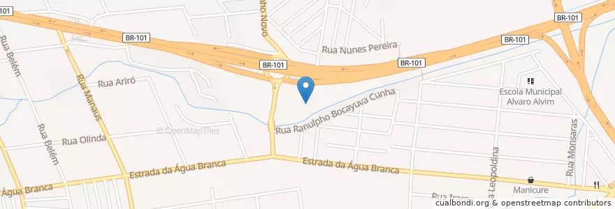 Mapa de ubicacion de Ciep Thomas Jefferson en Brazilië, Regio Zuidoost, Rio De Janeiro, Região Metropolitana Do Rio De Janeiro, Região Geográfica Imediata Do Rio De Janeiro, Região Geográfica Intermediária Do Rio De Janeiro, Rio De Janeiro.