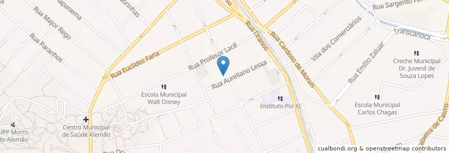 Mapa de ubicacion de Escola Municipal João Barbalho en 브라질, 남동지방, 리우데자네이루, Região Metropolitana Do Rio De Janeiro, Região Geográfica Imediata Do Rio De Janeiro, Região Geográfica Intermediária Do Rio De Janeiro, 리우데자네이루.