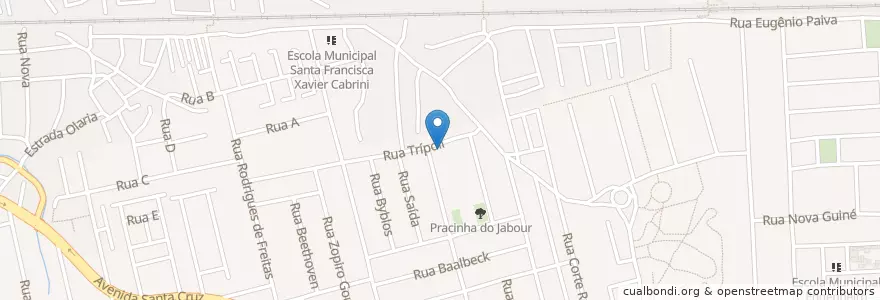 Mapa de ubicacion de Escola Municipal Jorge Jabour en Brésil, Région Sud-Est, Rio De Janeiro, Região Metropolitana Do Rio De Janeiro, Região Geográfica Imediata Do Rio De Janeiro, Região Geográfica Intermediária Do Rio De Janeiro, Rio De Janeiro.