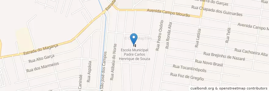 Mapa de ubicacion de Escola Municipal Padre Carlos Henrique de Souza en 브라질, 남동지방, 리우데자네이루, Região Metropolitana Do Rio De Janeiro, Região Geográfica Imediata Do Rio De Janeiro, Região Geográfica Intermediária Do Rio De Janeiro, 리우데자네이루.