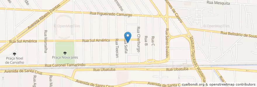 Mapa de ubicacion de Escola Municipal Bangu en البَرَازِيل, المنطقة الجنوبية الشرقية, ريو دي جانيرو, Região Metropolitana Do Rio De Janeiro, Região Geográfica Imediata Do Rio De Janeiro, Região Geográfica Intermediária Do Rio De Janeiro, ريو دي جانيرو.