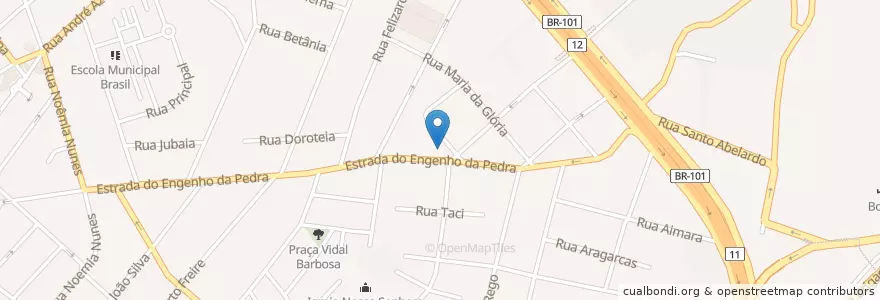 Mapa de ubicacion de Escola Municipal Nerval de Gouveia en 브라질, 남동지방, 리우데자네이루, Região Geográfica Imediata Do Rio De Janeiro, Região Metropolitana Do Rio De Janeiro, Região Geográfica Intermediária Do Rio De Janeiro, 리우데자네이루.